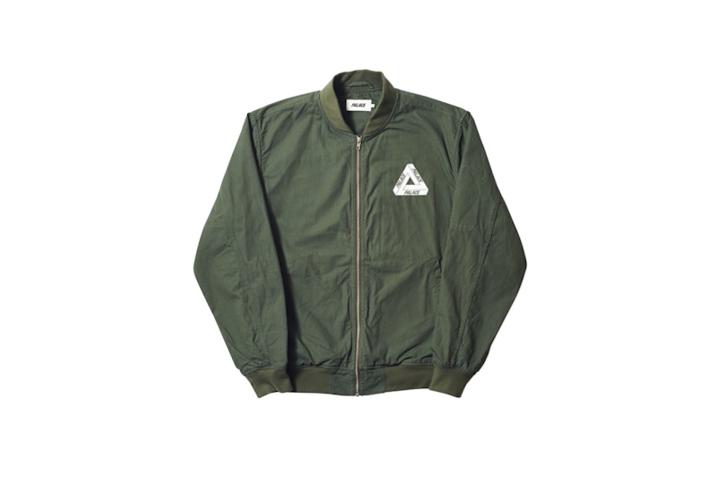 Palace Cripstop Bomber Olive/White