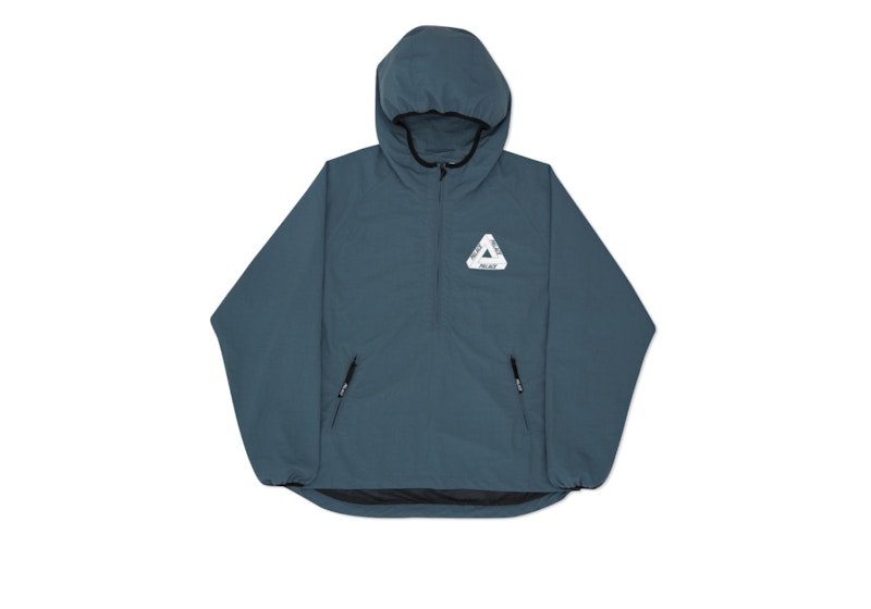 Buy Palace 灰色防撕裂贝壳上衣