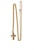 Palace Cross Pendant Gold