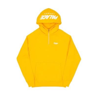 Palace Custom 1/4 Zip Hood Yellow