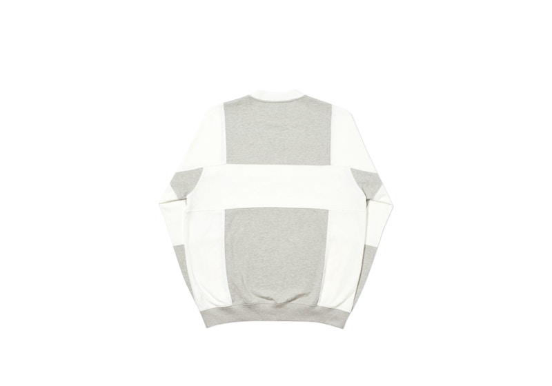 Palace Cut Mit Sew Crewneck Off White 圖 2