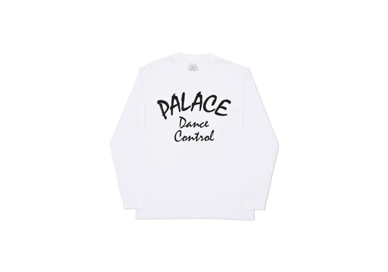 Palace Dance Control Longsleeve White/Black/Yellow