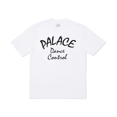 Palace Dance Control T-Shirt White/Black/Blue