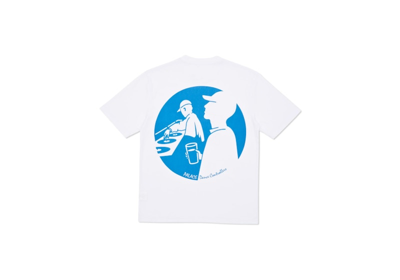 Palace Dance Control T-Shirt White/Black/Blue 圖 2