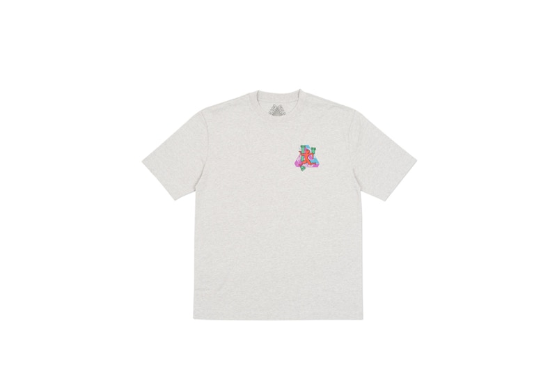 Palace Dancing Man T-Shirt Grey Marl