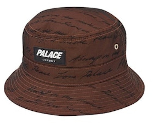 Palace Das Mind Bucket Hat Orange/Black Buy Palace Das Mind Bucket Hat Orange/Black
