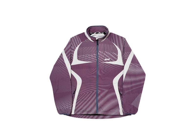 Palace Dazzler Shell Jacket Plum/Grey