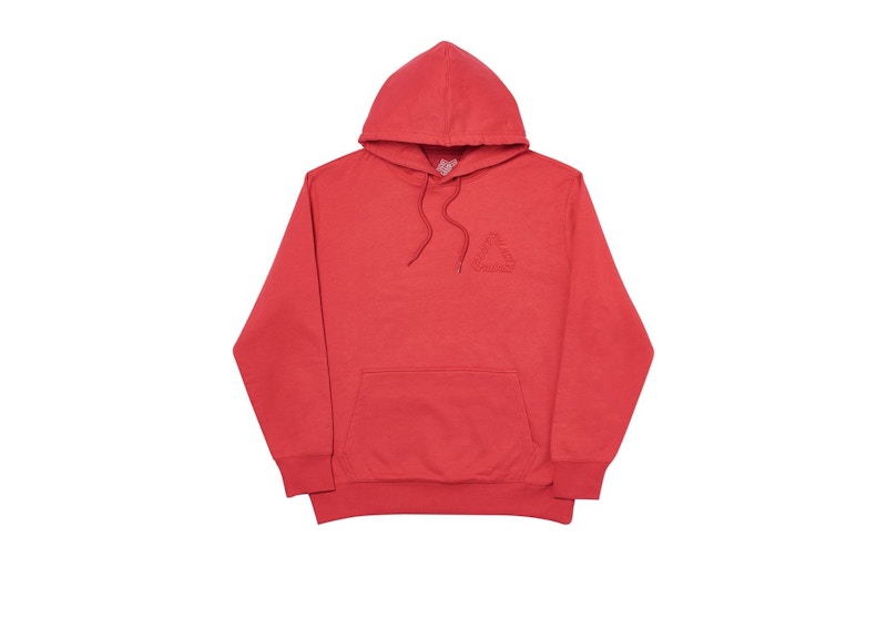 Palace De Boss P3 Hood Dark Red