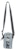 Palace Deflecto Sling Sack Black Reflective