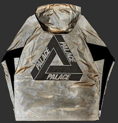 Palace Deflector Jacket Black Reflective Lookbook Palace Deflector Jacket Black Reflective