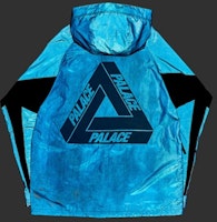 Jaket Reflective Palace Deflector Biru Kobalt Lookbook Jaket Reflective Palace Deflector Biru Kobalt