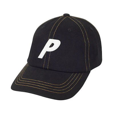 Palace Denim P 6-Panel Black Stone Wash