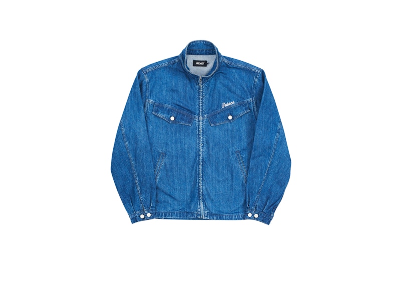 Palace Denim Zip Funnel Blue