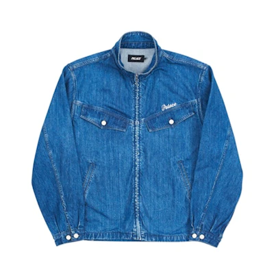 Palace Denim Zip Funnel Blue