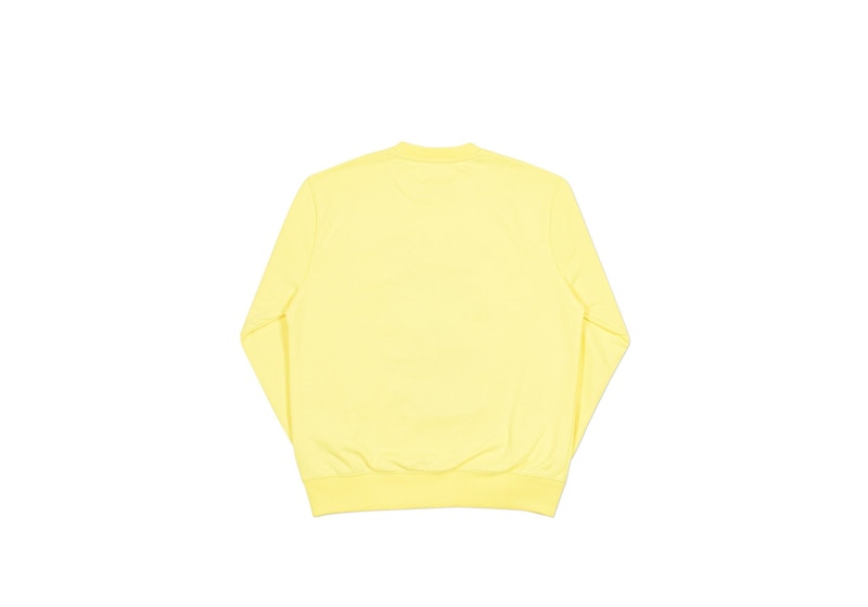 Order Palace 黄色差别笔触圆领衫