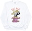 Buy Palace Dif Strokes Crew White