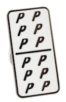 Palace Domino Pin Badge White/Black Palace Domino Pin Badge White/Black