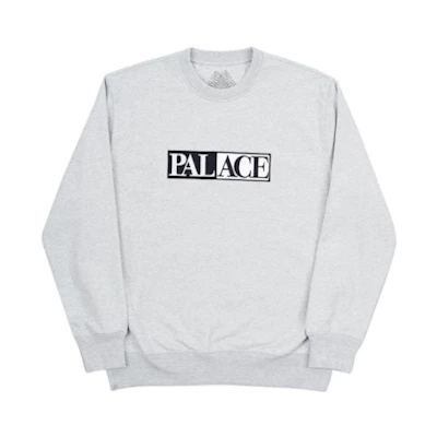 Palace Donimo Crew Grey Marl