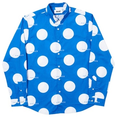 Palace Dots Shirt Blue Buy Palace Dots Shirt Blue