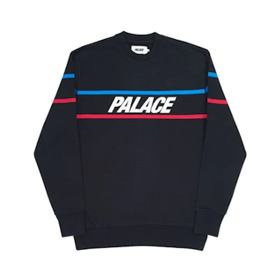 Palace Double Ripe Crew Black