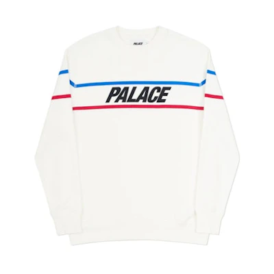 Palace Double Ripe Crew White
