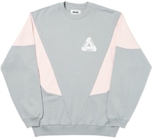 Palace Droppeth Crew Grey/Pink Palace Droppeth Crew Grey/Pink