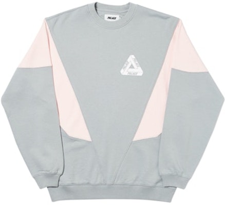 Palace Droppeth Crew Gris/Rosa Buy Palace Droppeth Crew Gris/Rosa