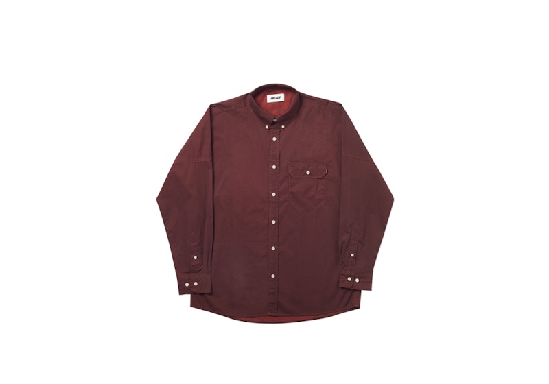 Palace Droppeth Heater Shirt Rust