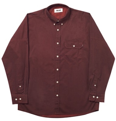 Palace Droppeth Heater Shirt Rust Buy Palace Droppeth Heater Shirt Rust
