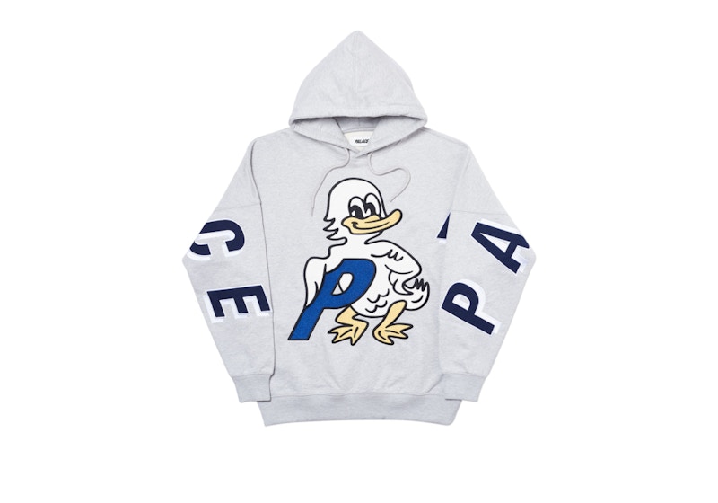 Palace Duck Out Hood Grey Marl