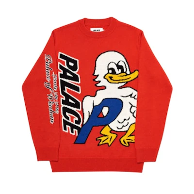 Palace Duck Out Knit Red