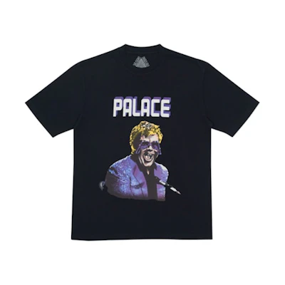 Palace Elton T-Shirt Black/Purple