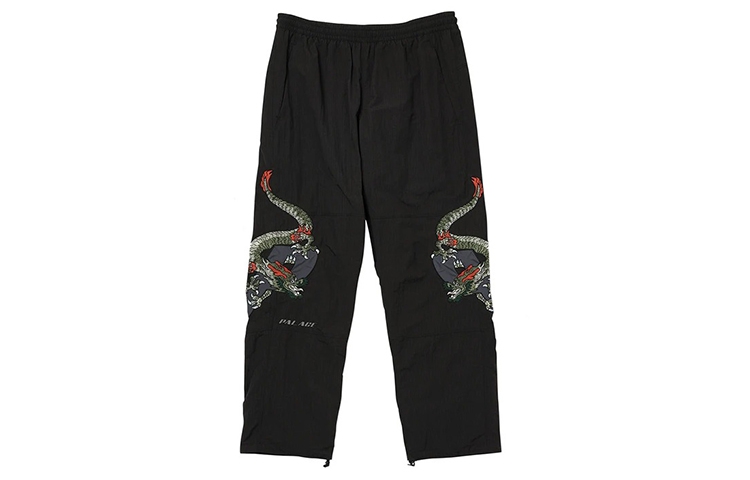 Order PALACE Enter The Dragon Straight Leg Pants Unisex Black P19SS034-2020
