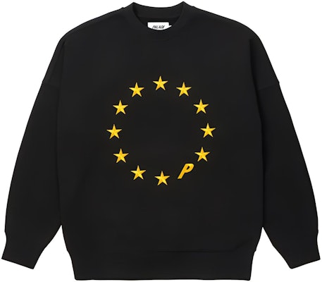 팔라스 유돈 크루 블랙 FW21 스타 프린트 유니섹스 맨투맨. P21CS052 Buy 팔라스 유돈 크루 블랙 FW21 스타 프린트 유니섹스 맨투맨. P21CS052