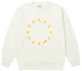 Buy Palace Eu-don FW21 星星印花白色休閒圓領衛衣 男女適用 P21CS053