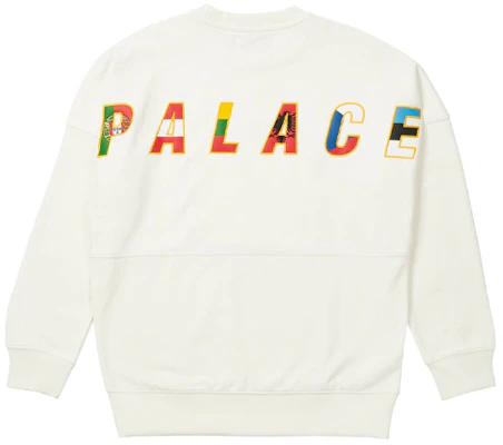 Palace Eu-don FW21 星星印花白色休閒圓領衛衣 男女適用 P21CS053 Lookbook Palace Eu-don FW21 星星印花白色休閒圓領衛衣 男女適用 P21CS053