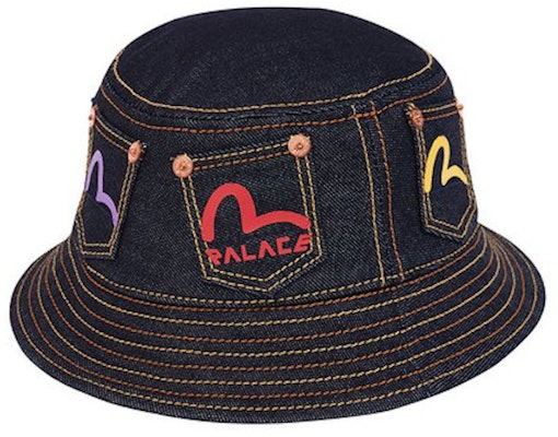 Palace Evisu Bucket Hat Indigo Order Palace Evisu Bucket Hat Indigo