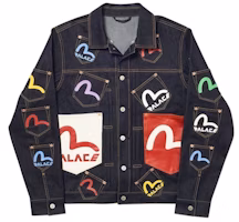 Palace Evisu Multi Pocket Jacket Indigo Palace Evisu Multi Pocket Jacket Indigo