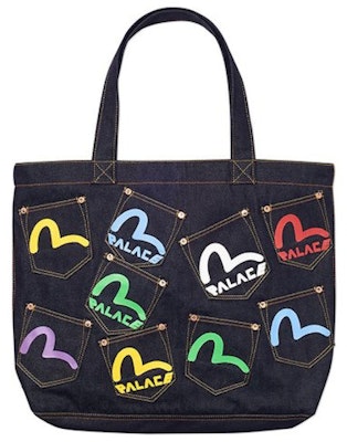 Palace Evisu Tote Bag Indigo Order Palace Evisu Tote Bag Indigo