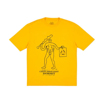 Palace Ewdorset T-Shirt Citrus Yellow/Black