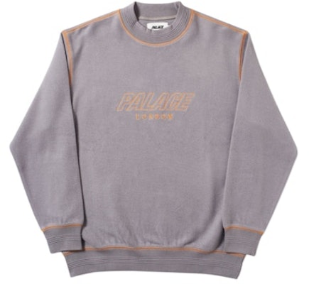 Palace F-Lock Crew Grey Buy Palace F-Lock Crew Grey