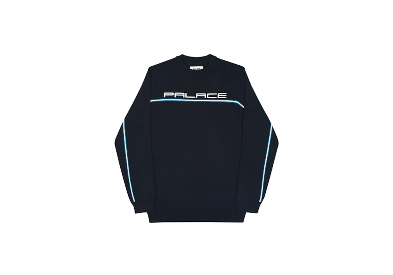 Buy 皇宮漸變條紋針織衫 黑色/青色