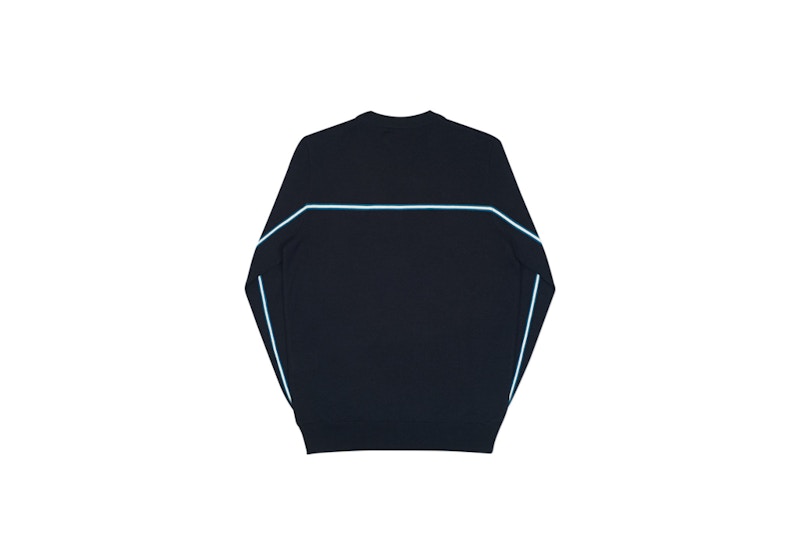 Order 皇宮漸變條紋針織衫 黑色/青色