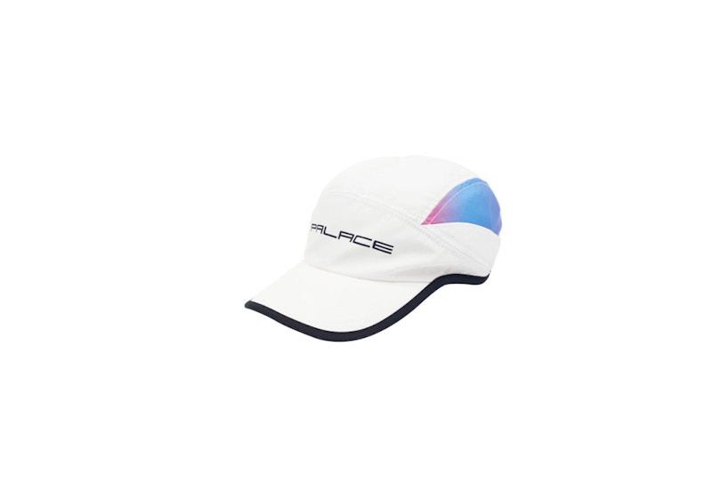 Palace Fader Running Hat Shell White