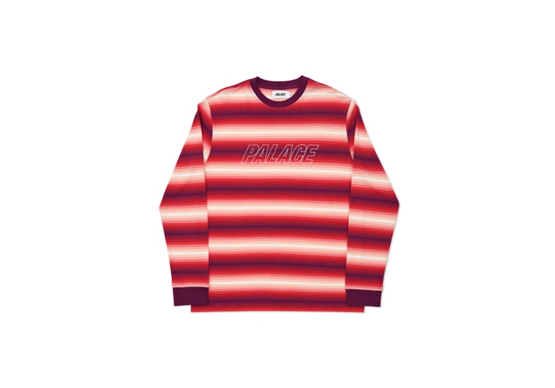 Palace Fader Stripe Top Pinks
