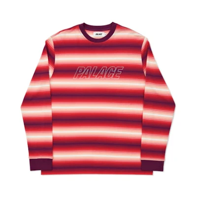 Palace Fader Stripe Top Pinks