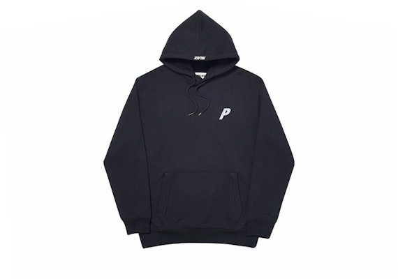 Palace Felt P Hood Hitam Buy Palace Felt P Hood Hitam