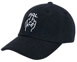 Palace Finger Up 6-Panel Black/White Palace Finger Up 6-Panel Black/White