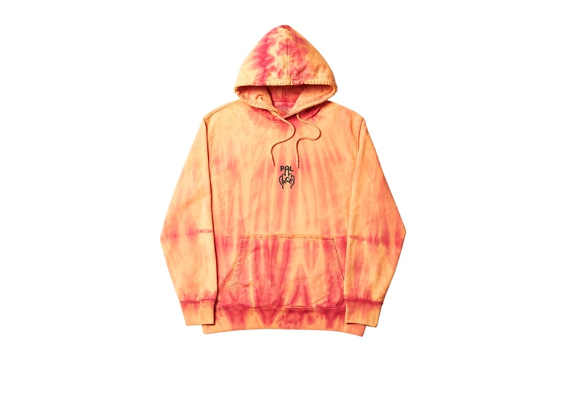 Palace Finger Up Hood Orange Tie Dye