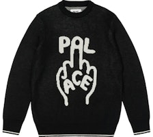 PALACE FINGER UP KNIT BLACK PALACE FINGER UP KNIT BLACK